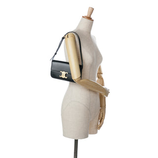 Celine Teen Shiny Calfskin Triomphe Bag