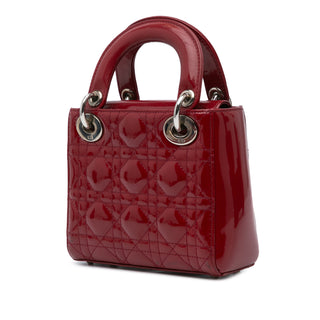 Dior Lady Mini Patent Cannage