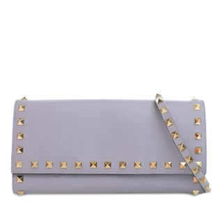Valentino Leather Rockstud Wallet on Chain