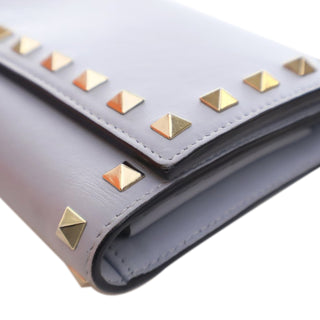 Valentino Leather Rockstud Wallet on Chain