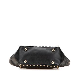 Valentino Mini Leather Rockstud Trapeze Satchel