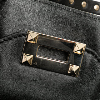Valentino Mini Leather Rockstud Trapeze Satchel