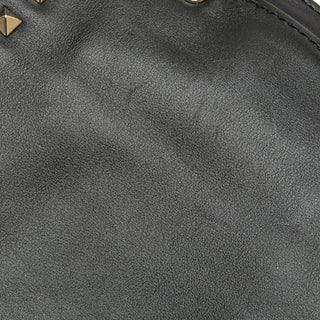 Valentino Mini Leather Rockstud Trapeze Satchel