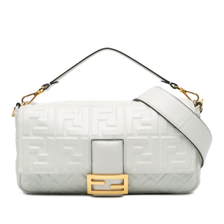 Fendi Medium Leather FF Baguette