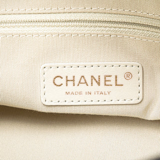 Chanel CC Quilted Lambskin Tweedy Bowler Bag