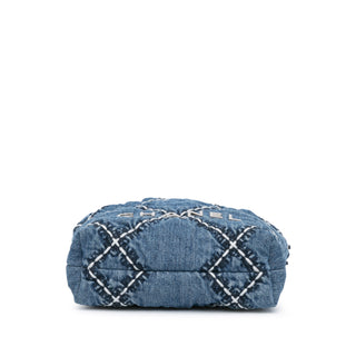 Chanel Mini Denim Stitched 22 Shoulder Bag