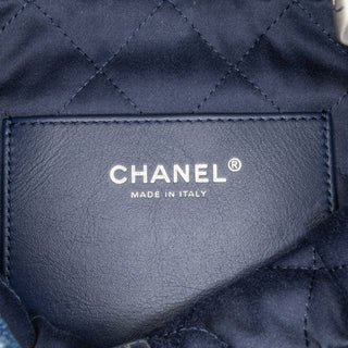 Chanel Mini Denim Stitched 22 Shoulder Bag