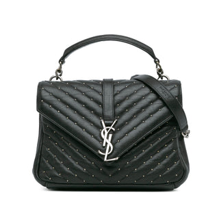 Ysl Medium Chevron College Satchel