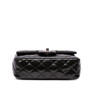 Chanel Mini Rectangular Classic Striped Patent Single Flap