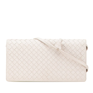 Bottega veneta Nappa Intrecciato Clutch with Strap