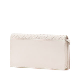 Bottega veneta Nappa Intrecciato Clutch with Strap