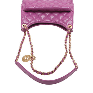 Chanel Medium Shiny Crumpled Calfskin Wavy CC Hobo