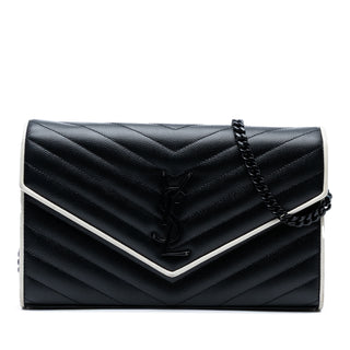 Ysl Monogram Chain Wallet
