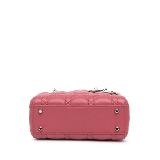 Dior Mini Lambskin Cannage Lady Dior