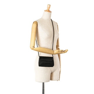Bottega veneta Satin Intrecciato Flap Crossbody