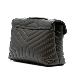 Ysl Medium Matelasse Leather Monogram LouLou Chain Bag