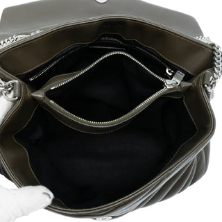 Ysl Medium Matelasse Leather Monogram LouLou Chain Bag