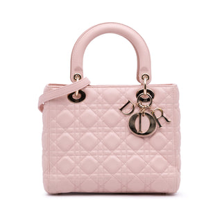 Dior Lady Medium Lambskin Cannage