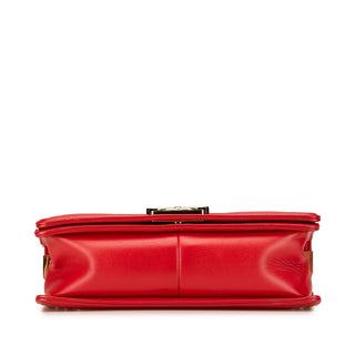 Chanel Medium Embossed Lambskin Cube Boy Flap