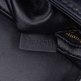 Celine Teen Embroidered Canvas and Calfskin Triomphe Crossbody
