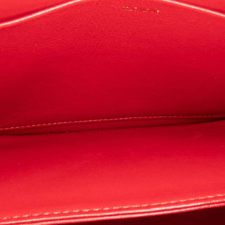 Celine Medium Triomphe Crossbody Bag red