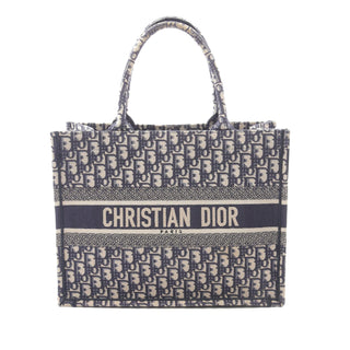 Dior Medium Oblique Canvas Book Tote