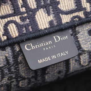 Dior Medium Oblique Canvas Book Tote