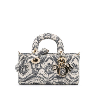 Dior Small Denim Toile de Jouy Soleil Lady D Joy