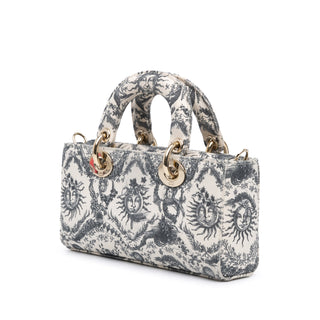 Dior Small Denim Toile de Jouy Soleil Lady D Joy