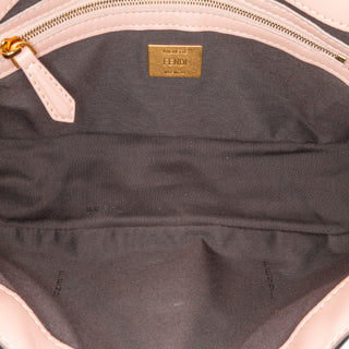 Fendi Zucca Embossed Leather Baguette Satchel