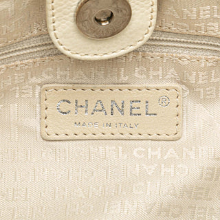 Chanel CC Woven Caviar Shoulder Bag
