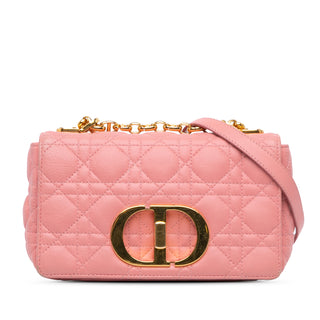 Dior Small Grained Calfskin Cannage Caro Bag