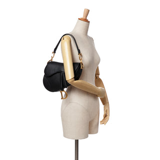 Dior Grained Calfskin Saddle Bag