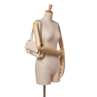 Chanel Medium Classic Chevron Lambskin Double Flap