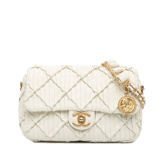Chanel Mini Pleated Calfskin Chain Soul Flap