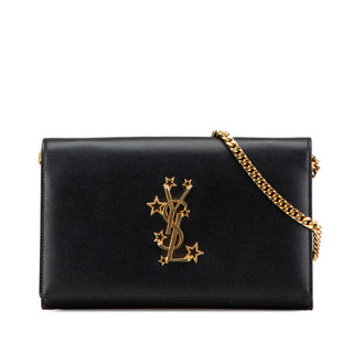 Ysl Grain De Poudre Star Monogram Wallet On Chain