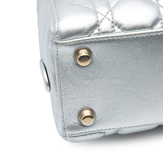 Dior Metallic Lambskin Lily Tote