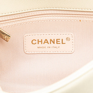Chanel Small Quilted Caviar Studded Chain Handle Flap