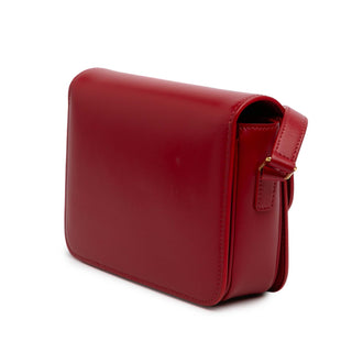 Celine Teen Shiny Calfskin Triomphe Crossbody