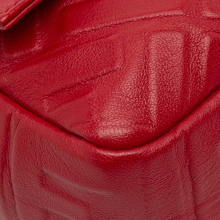 Fendi Zucca Leather Baguette Satchel