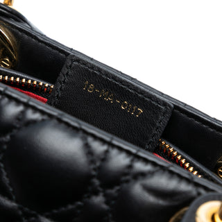 Dior Medium Lambskin Cannage Lady