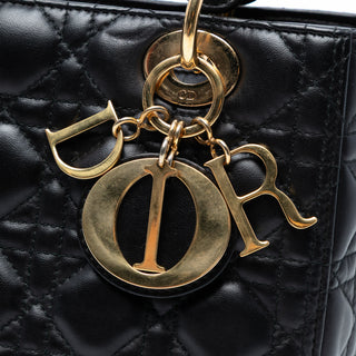 Dior Medium Lambskin Cannage Lady