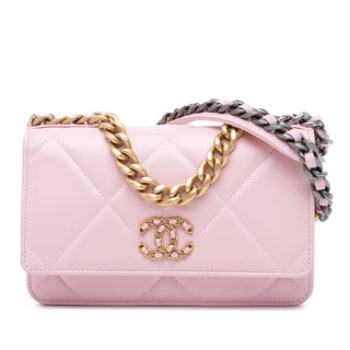 Chanel Quilted Lambskin 19 Wallet on Chain