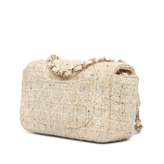 Chanel Mini Rectangular Classic Tweed Single Flap
