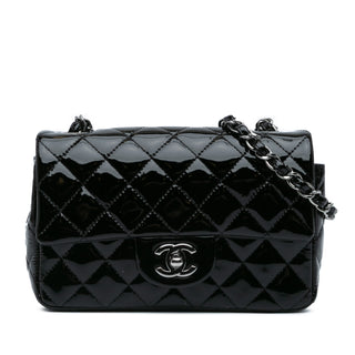 Chanel Mini Rectangular Classic Patent Single Flap