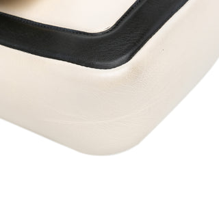 Fendi Bicolor Leather Chain Baguette