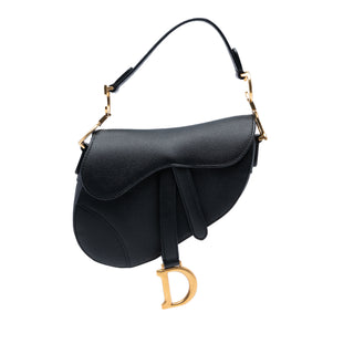 Dior Mini Grained Calfskin Saddle Bag