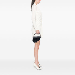 Dior Mini Grained Calfskin Saddle Bag