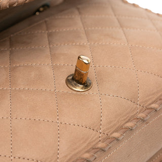 Chanel Jumbo Quilted Iridescent Calfskin Happy Stitch Flap