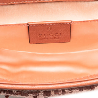 Gucci Mini Sequin GG Marmont Matelasse Crossbody Bag